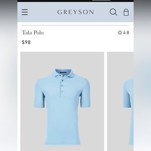 NWT Grayson Blue Tala Polo Shirt